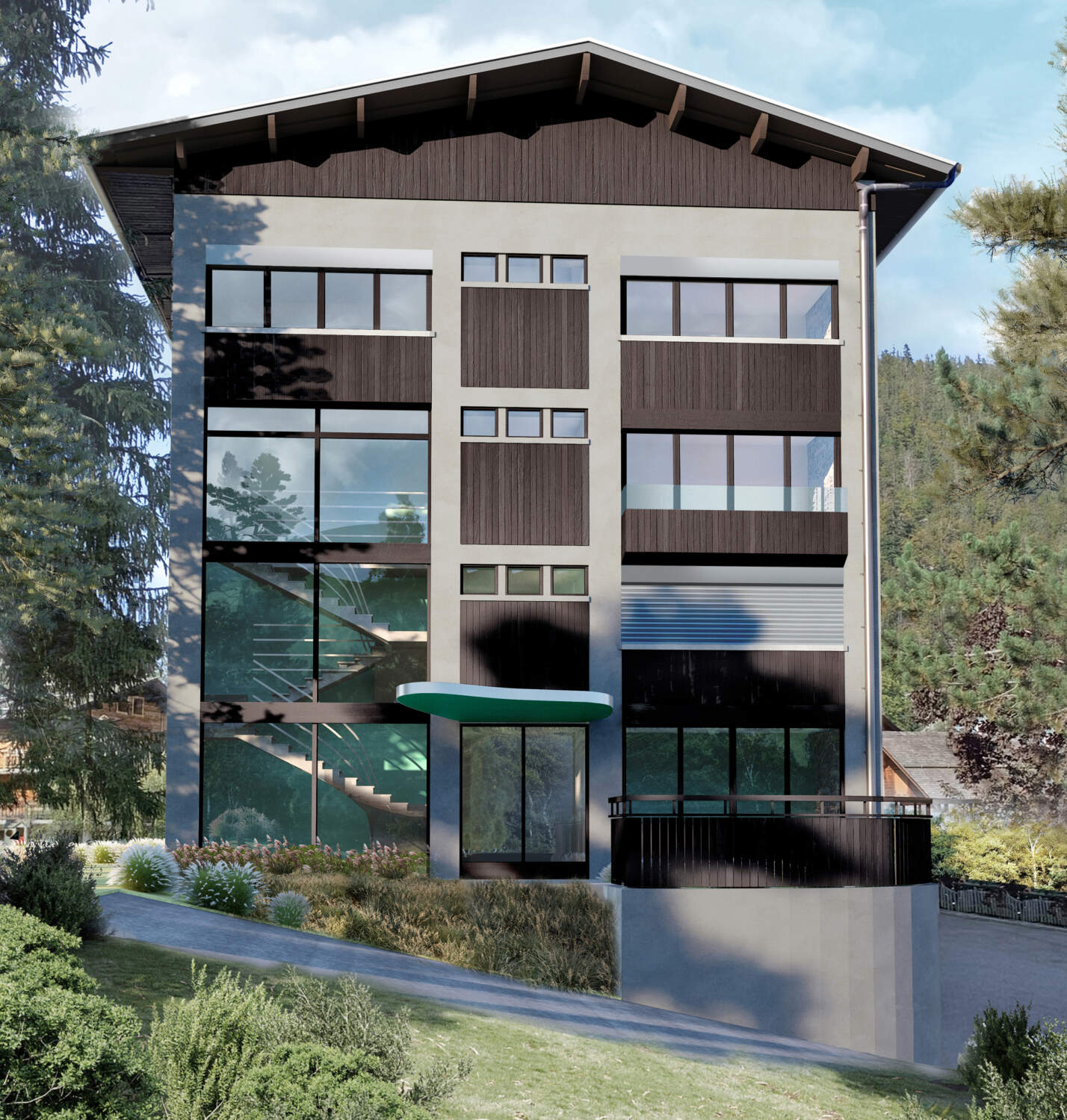 Projet architecture Ganassali Montagne